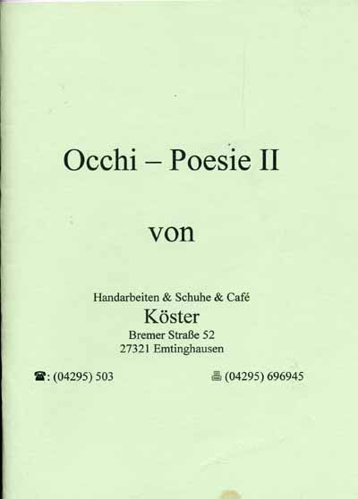 Occhi - Poesie II